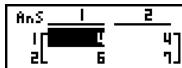 CASIO FX-9860GSD - - Matrix Arithmetic Operations - 6