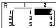CASIO FX-9860GSD - - To insert a column - 3