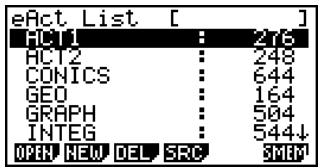 CASIO FX-9860GSD - ■ Selecting a Memory Area to Display its Files - 2