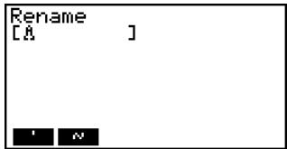 CASIO FX-9860GSD - - To rename a folder - 1