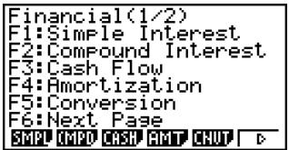 CASIO FX-9860GSD - 7-1 Before Performing Financial Calculations - 1