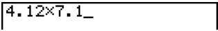CASIO FX-9860GSD - Example 1 To perform the following two calculations - 8