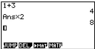 CASIO FX-9860GSD - Example To change “1+2” to “1+3” and recalculate - 2