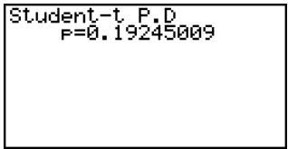 CASIO FX-9860GSD - - Student- t Probability Density - 2
