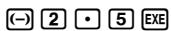 CASIO FX-9860GSD - - To change variable values in a table - 4