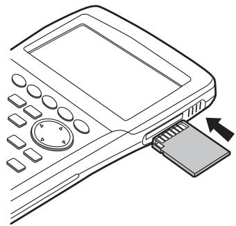 CASIO FX-9860GSD - - To insert an SD card - 1