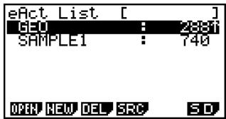 CASIO FX-9860GSD - - To search for a file - 1