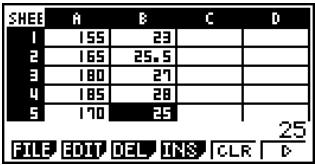 CASIO FX-9860GSD - • To graph statistical data - 2