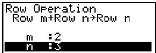 CASIO FX-9860GSD - • To add two rows together - 2