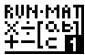 CASIO FX-9860GSD - - To select an icon - 3