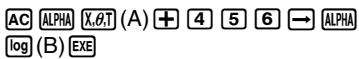 CASIO FX-9860GSD - - To assign a value to a variable - 5
