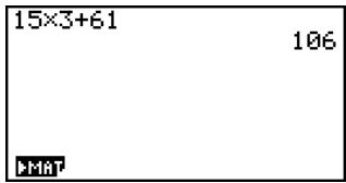 CASIO FX-9860GSD - BASIC CALCULATIONS - 1