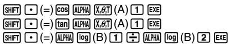 CASIO FX-9860GSD - - To input formulas - 1