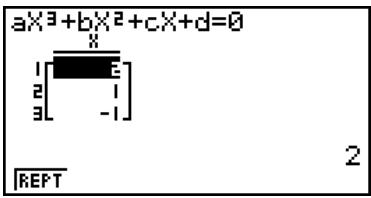 CASIO FX-9860GSD - Result Screen - 1