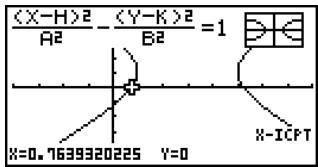CASIO FX-9860GSD - - To calculate the x - and y -intercepts - 2