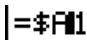 CASIO FX-9860GSD - Example To input =\A\1 into cell C1 - 4