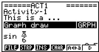 CASIO FX-9860GSD - - To use copy and paste to draw a graph - 1