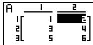 CASIO FX-9860GSD - - To delete a column - 3