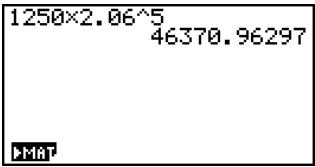 CASIO FX-9860GSD - EXPONENTS - 1