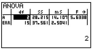 CASIO FX-9860GSD - Calculation Result Output Example - 1