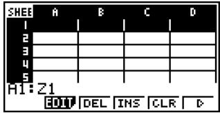 CASIO FX-9860GSD - - To select an entire line - 1