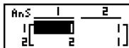 CASIO FX-9860GSD - - Matrix Arithmetic Operations - 8