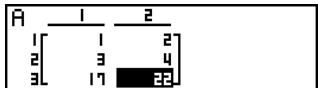 CASIO FX-9860GSD - - To calculate the scalar multiplication of a row and add the result to another row - 3