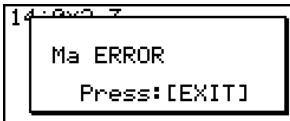 CASIO FX-9860GSD - ■ Making Corrections in the Original Calculation - 5