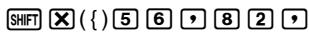 CASIO FX-9860GSD - - To directly input a list of values - 2