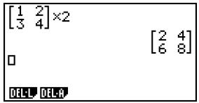 CASIO FX-9860GSD - - Math Input Mode Calculation Result Display - 2