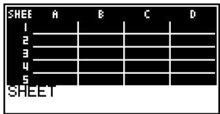 CASIO FX-9860GSD - - To select all of the cells in a spreadsheet - 1