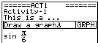 CASIO FX-9860GSD - Press EXE. - 2