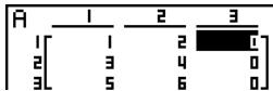 CASIO FX-9860GSD - - To add a column - 5