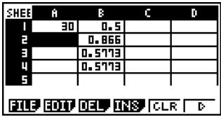CASIO FX-9860GSD - - To input formulas - 3