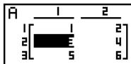 CASIO FX-9860GSD - - To insert a row - 3