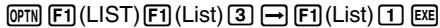 CASIO FX-9860GSD - - To assign the contents of one list to another list - 2