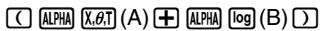 CASIO FX-9860GSD - - To store a function - 2