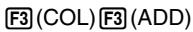 CASIO FX-9860GSD - - To add a column - 4