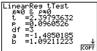 CASIO FX-9860GSD - Calculation Result Output Example - 1