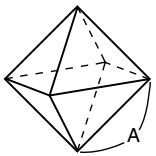 CASIO FX-9860GSD - Example 1 To calculate the surface area (cm ^2 ) and volume (cm ^3 ) of three regular octahedrons when the length of one side is 7, 10, and 15 cm, respectively - 1