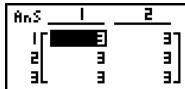 CASIO FX-9860GSD - - To assign values to and recall values from an existing matrix - 4