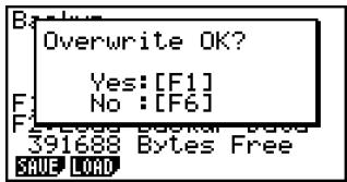 CASIO FX-9860GSD - Press EXE.\*1 - 1