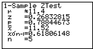 CASIO FX-9860GSD - Calculation Result Output Example - 1