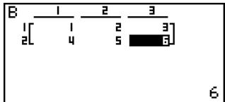 CASIO FX-9860GSD - - To input cell values - 4