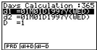 CASIO FX-9860GSD - 7-8 Day/Date Calculations - 1