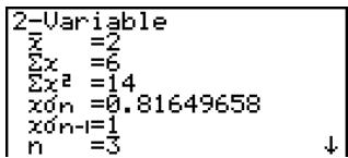 CASIO FX-9860GSD - ■ Performing Statistical Calculations - 4