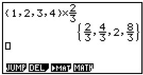 CASIO FX-9860GSD - - Math Input Mode Calculation Result Display - 3