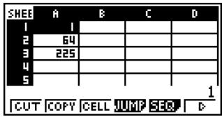 CASIO FX-9860GSD - After inputting data for all the items, press F6(EXE) or the EXE key. - 1