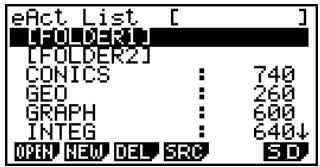 CASIO FX-9860GSD - ■ Using the e·ACT Mode - 2