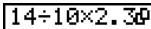 CASIO FX-9860GSD - Linear input mode - 1